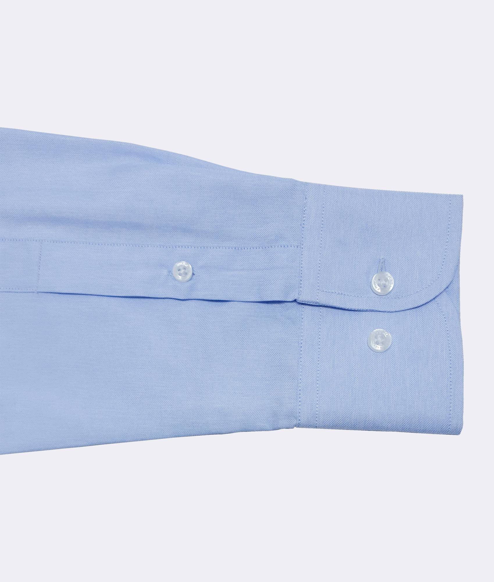 Slim-Fit Shirt Tuxedo Blue Sky