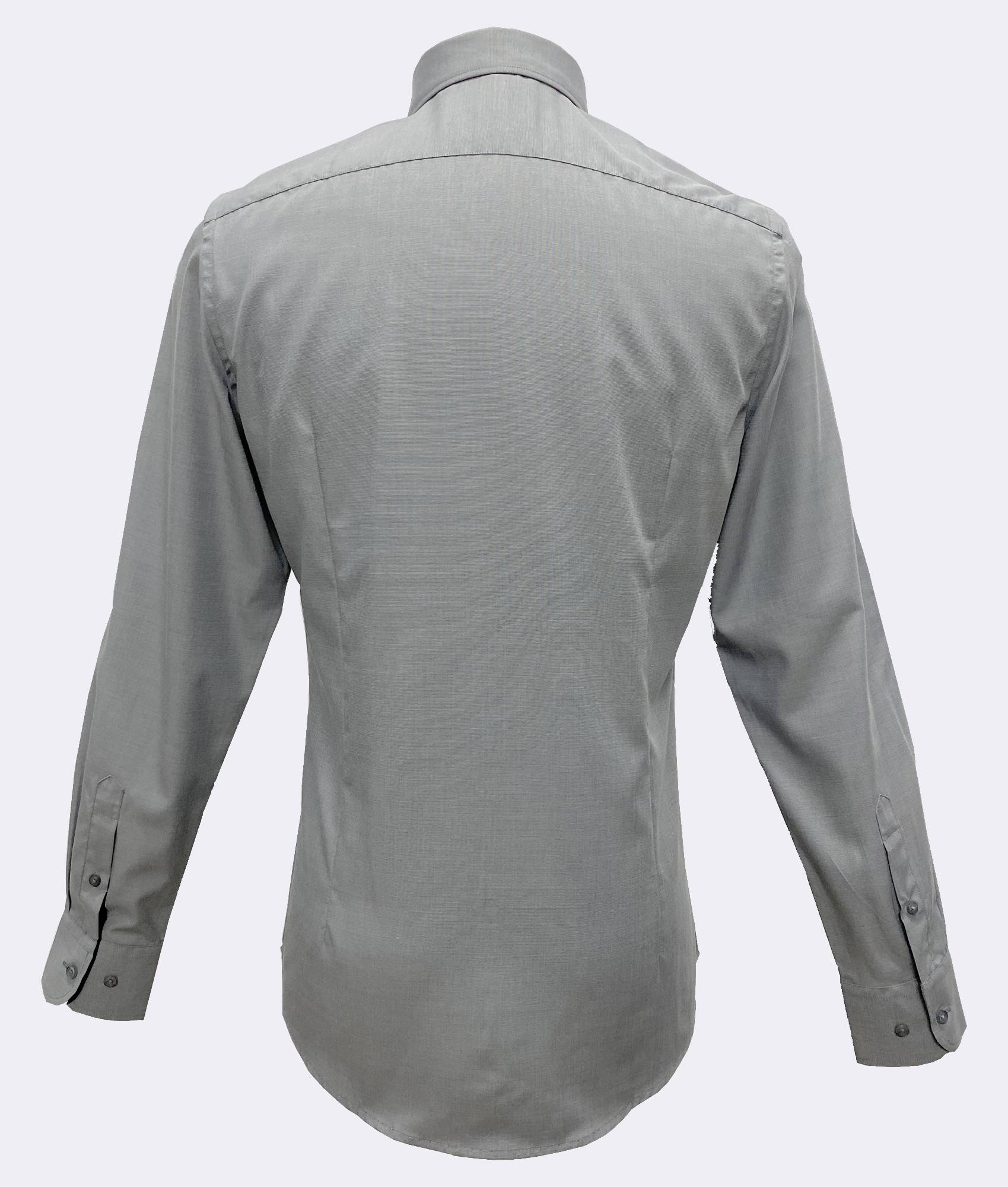 Slim-Fit Shirt Evening Gray