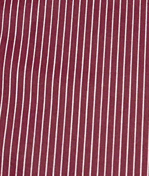 Slim-Fit Shirt With Garnet Stripes