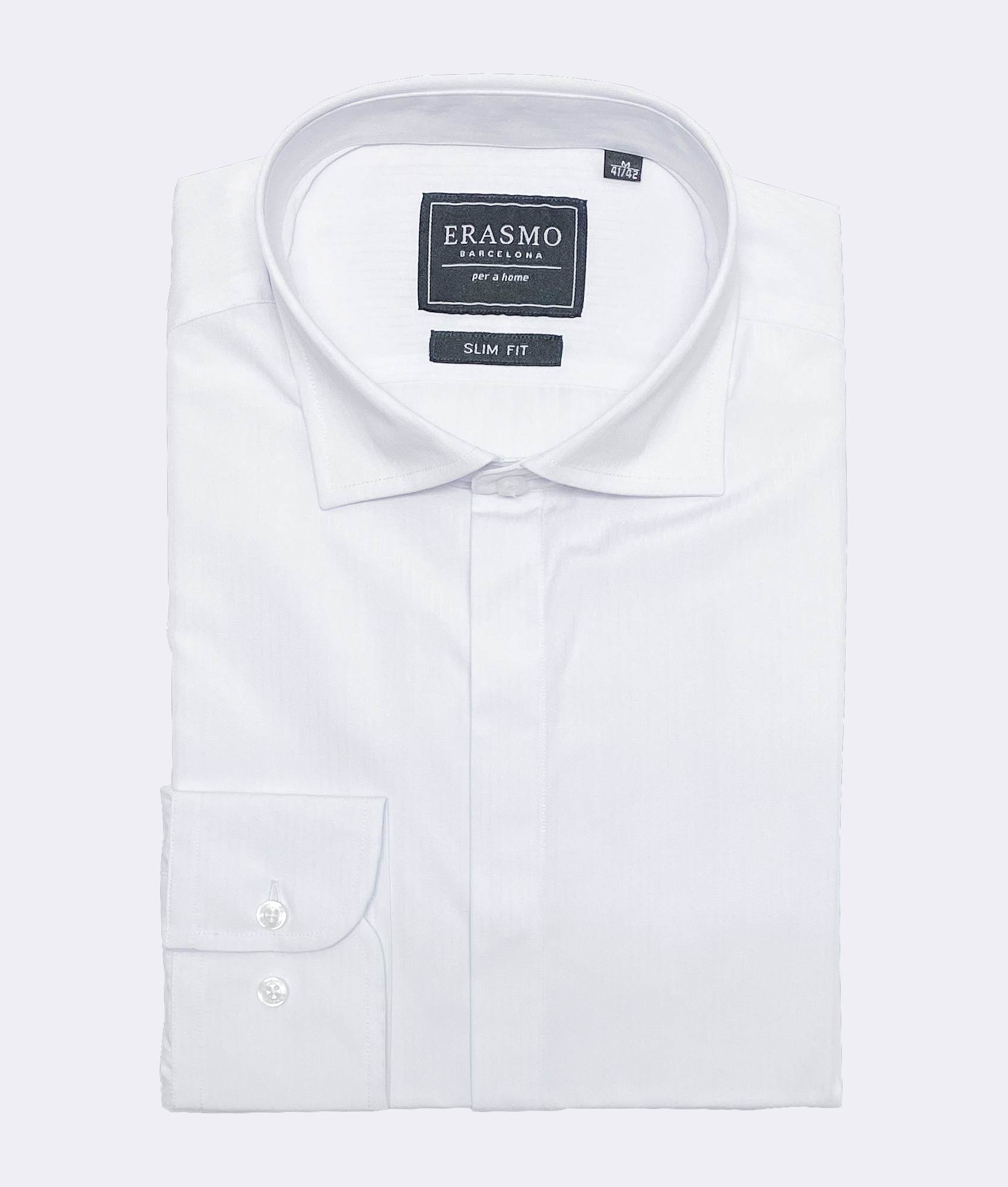 Slim-Fit Shirt Vibrant White