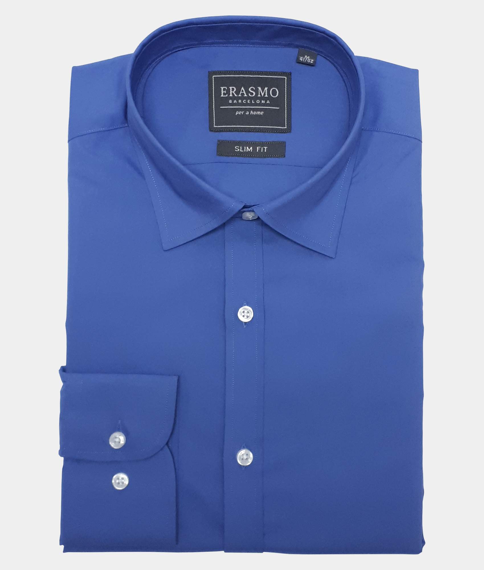 Slim-Fit Shirt Blue Dark Sky