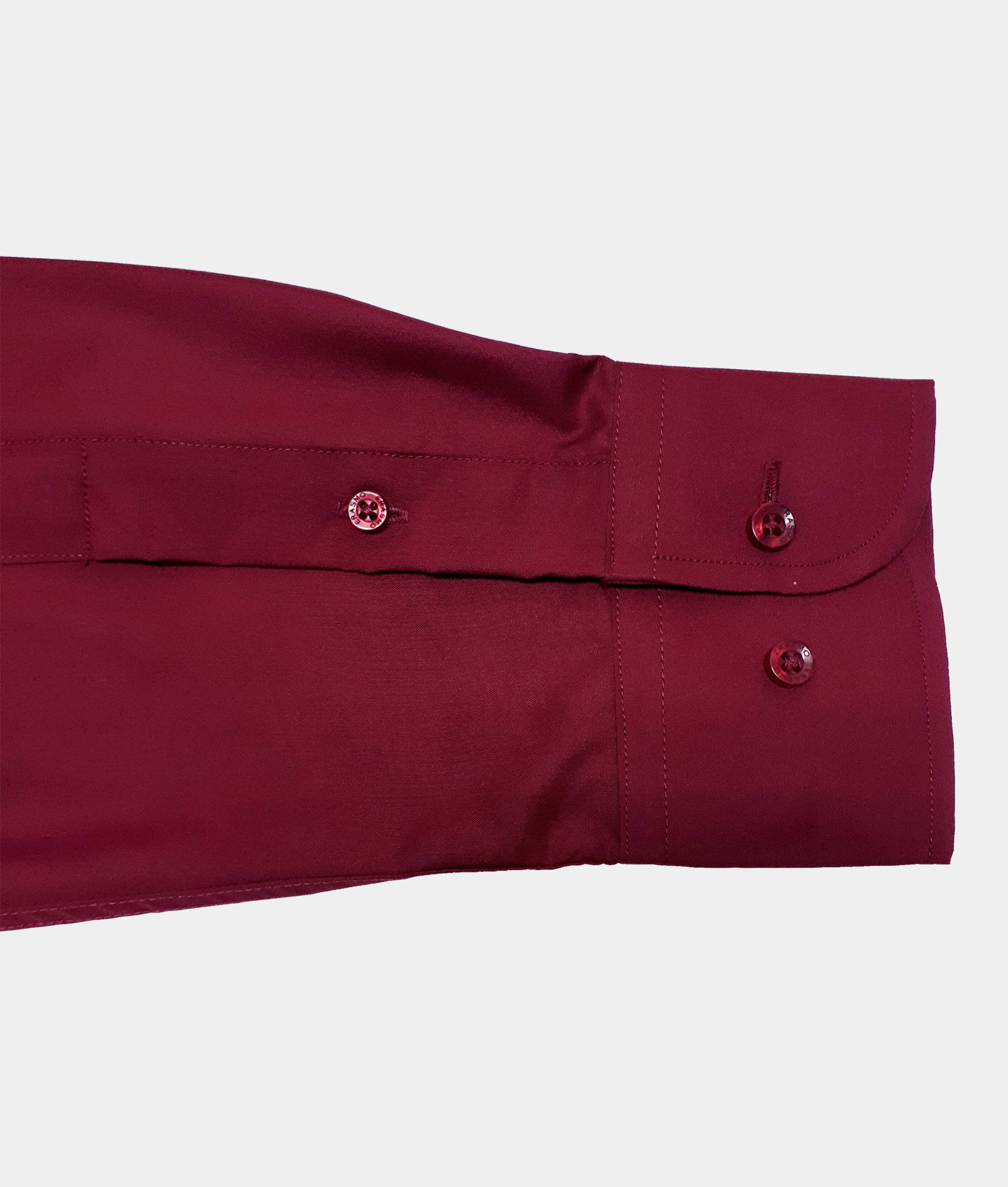 Slim-Fit Shirt Plain Garnet