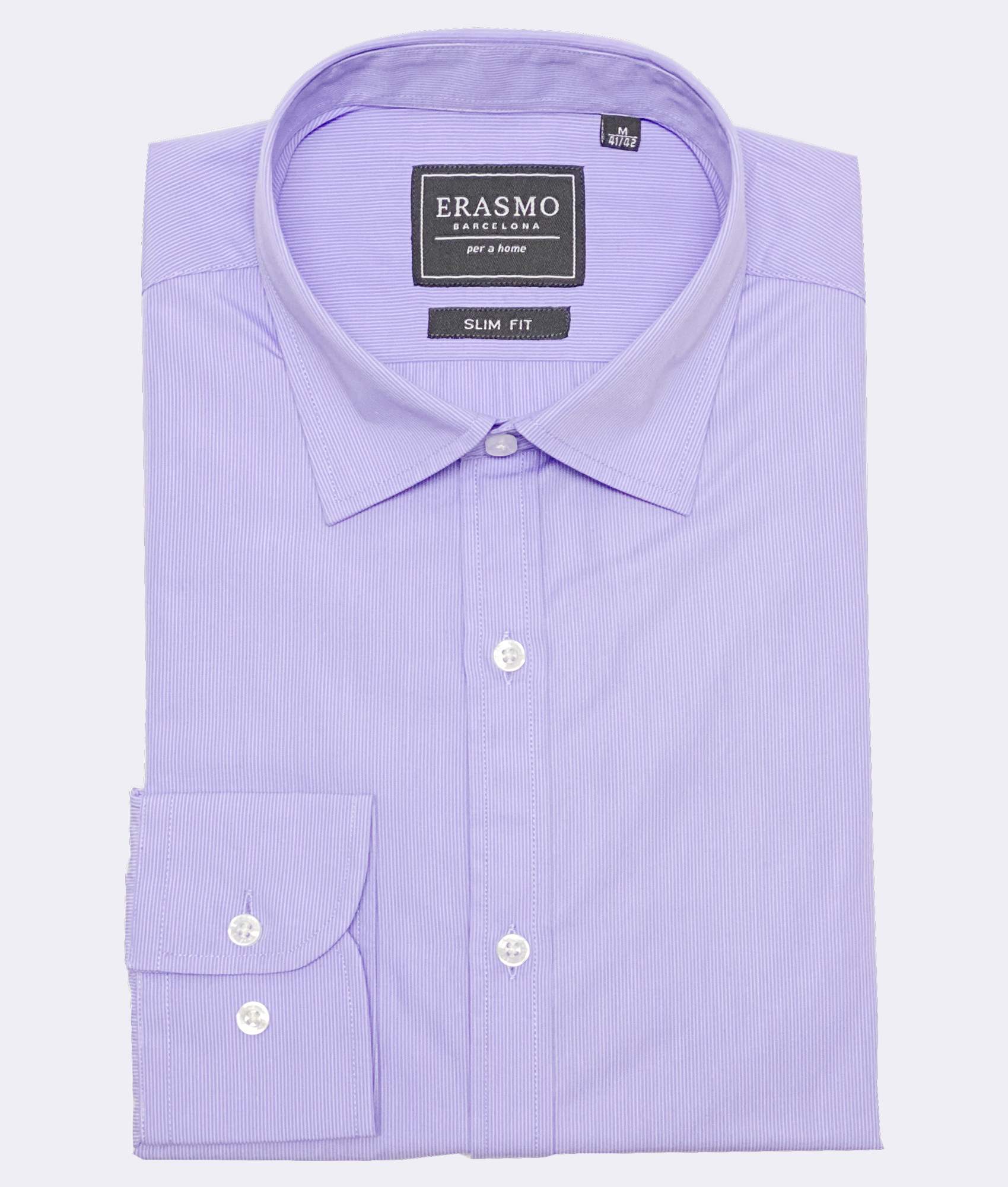 Slim-Fit Shirt Evening Light Purple