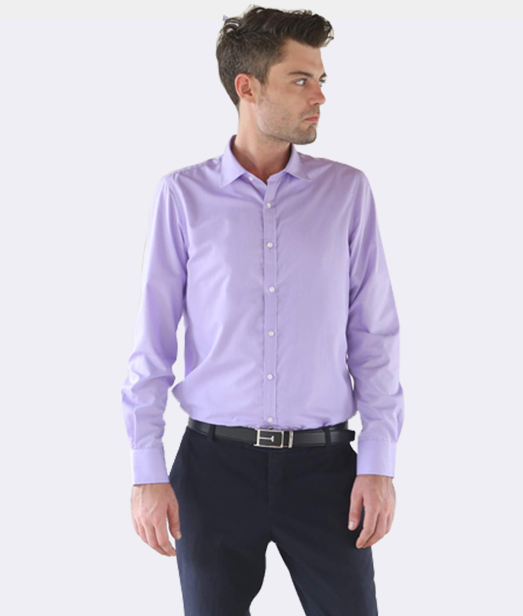 Slim-Fit Shirt Evening Light Purple