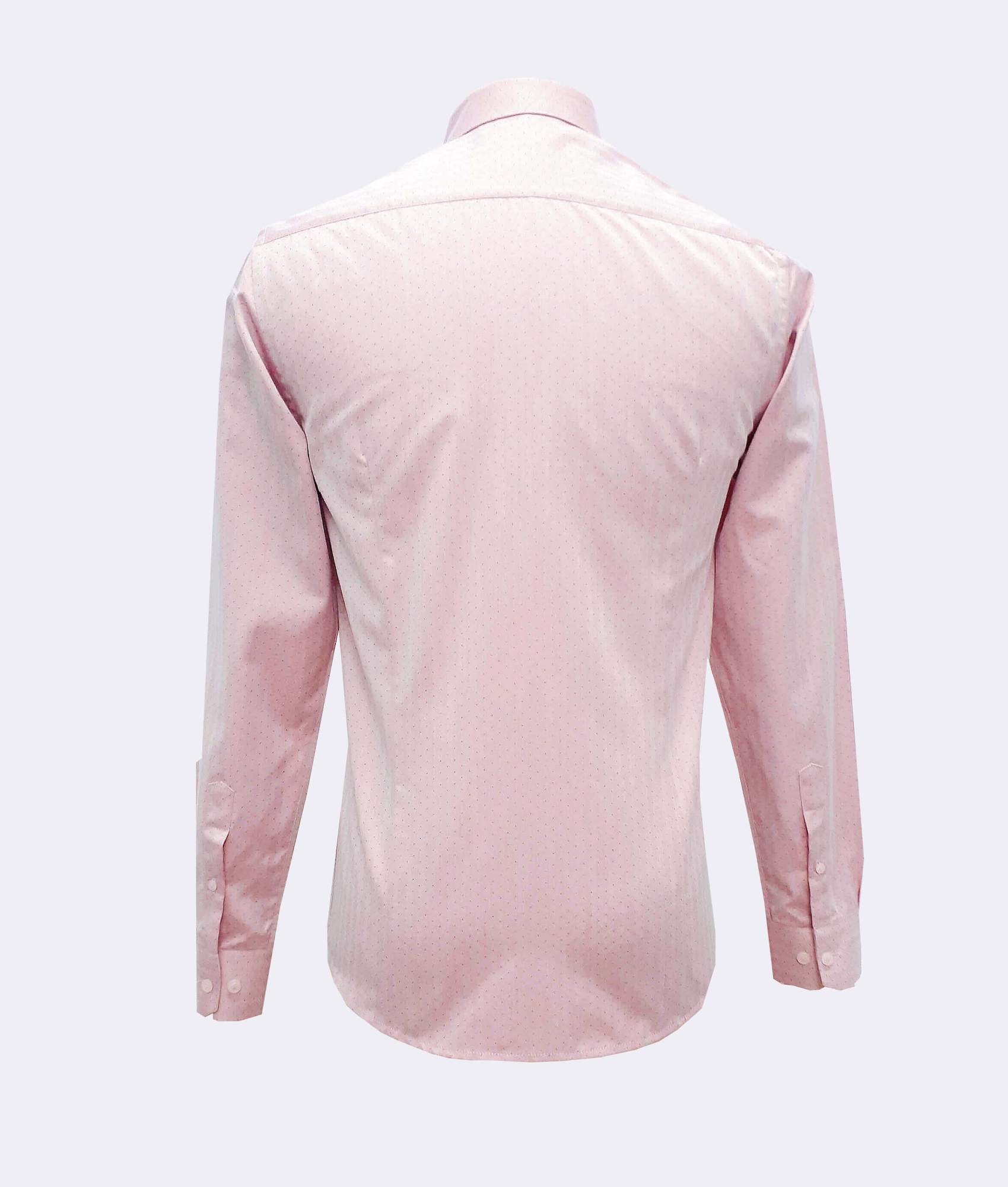 Light Pink Casual Shirt With A Dot Touch